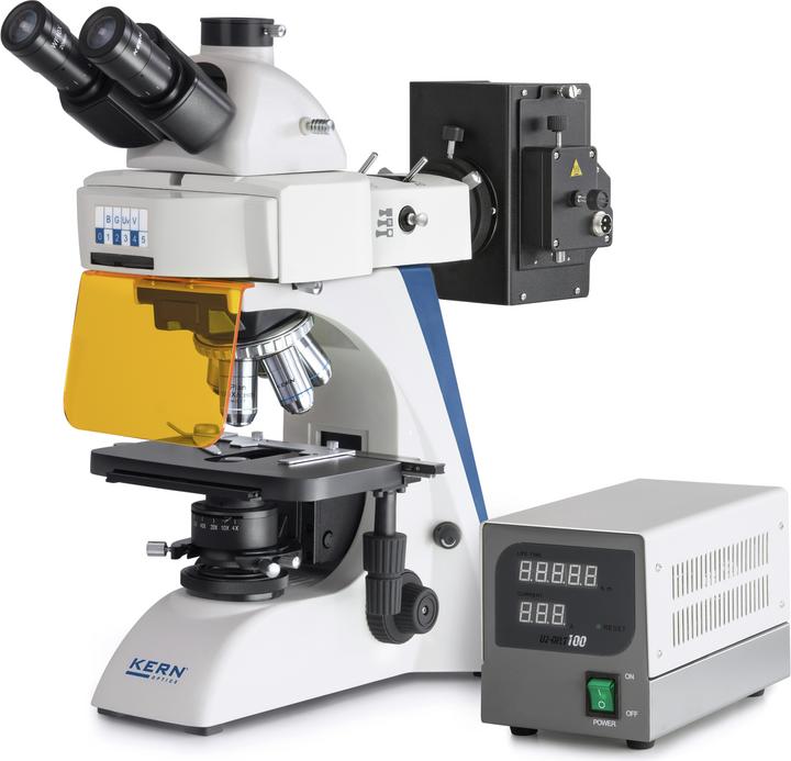 Productafbeelding Kern Microscoop met doorvallend licht (fluorescentie) / 4/10/20/40/100
