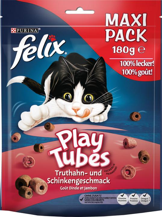 Image du produit Felix play tube Dinde et jambon (1 pcs, 180 g)