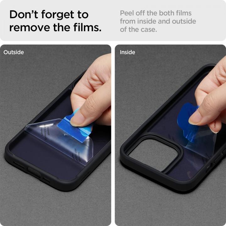 Actual product image Spigen ULTRA HYBRID IPHONE 13 PRO MAX MATTE FROST Black (Apple iPhone 13 Pro Max)