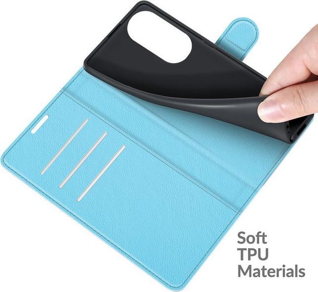 Actual product image MU Classic Litchi Leather Bookcover Series (Huawei P50 Pro)