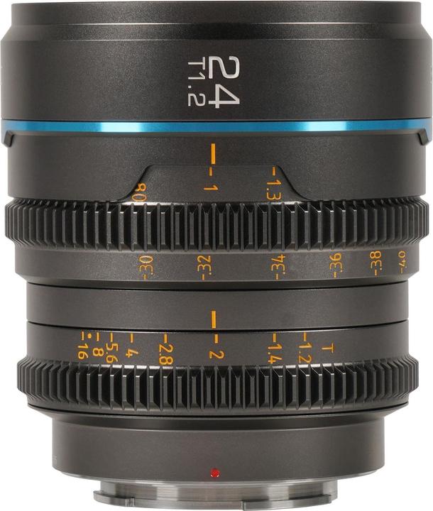Immagine prodotto Sirui MS24E-G Night Walker 24mm T1.2 S35 Cine Lens (E-Mount Gun Metal Gray) (Novità) (In offerta) (Sony E, APS-C / DX)