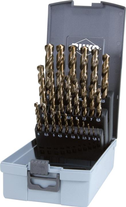Produktbild Ruko Metall Spiralbohrer Set HSSE Co 5 25teilig DIN 338 Zylinderschaft 1 (1 mm - 13 mm x 0,5 mm)