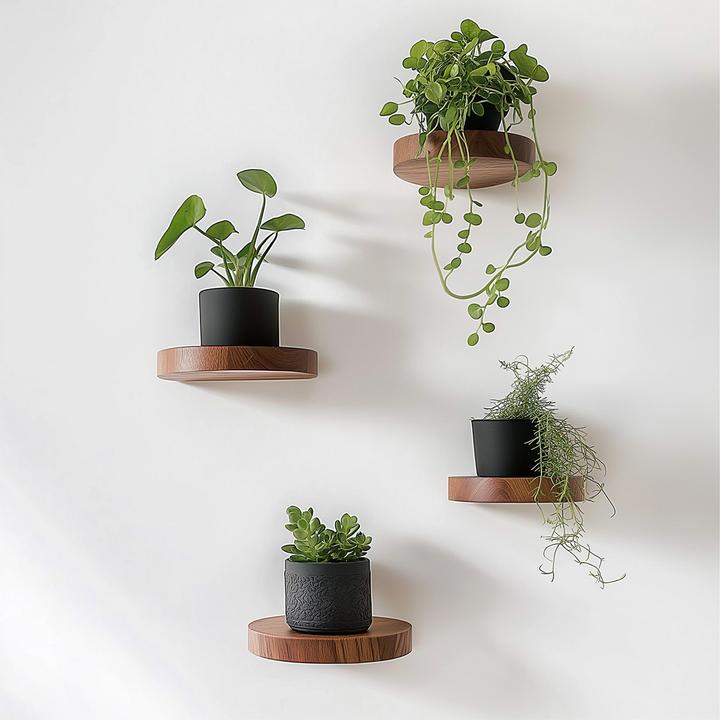 Immagine prodotto Hanah Home Vibe Four Decorative Wooden Wall Shelf