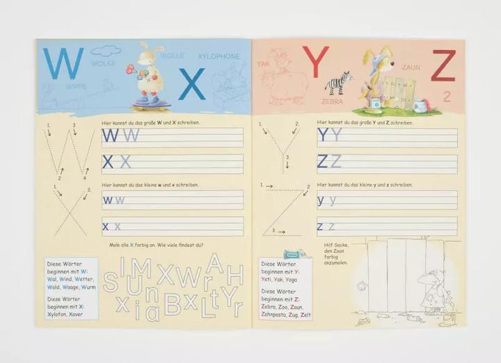 Produktbild Buchstaben schreiben mit dem kleinen Raben Socke (Deutsch, Annet Rudolph, 2017)