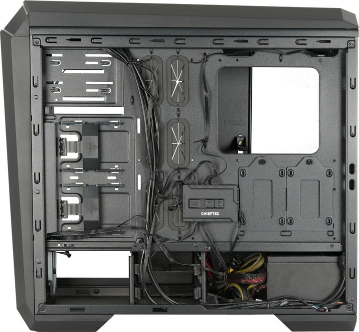 Actual product image Chieftec Stallion II (black, tempered glass) (Mini-ITX, mATX, ATX)