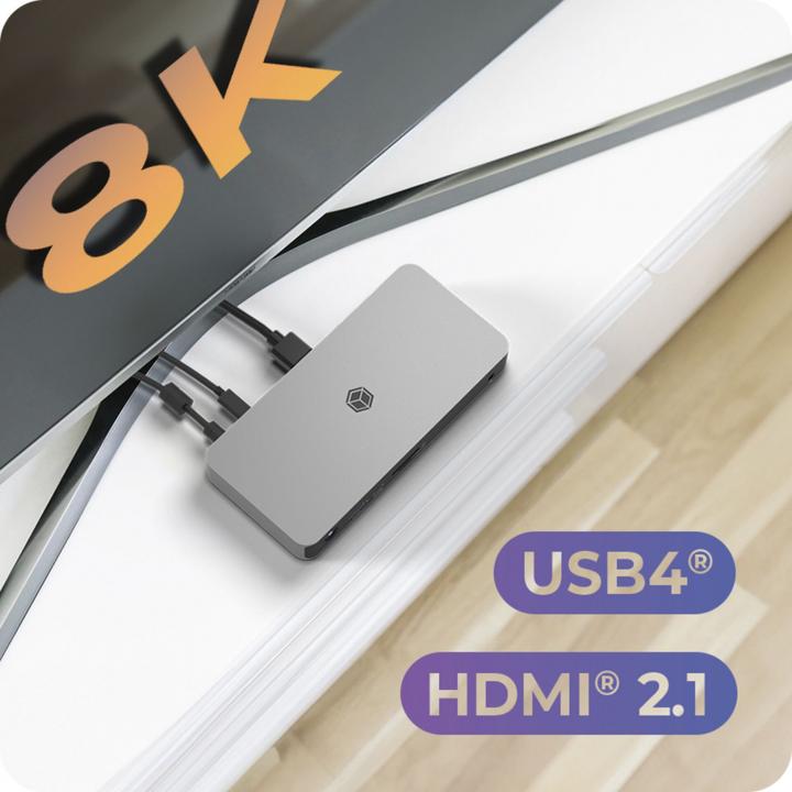 Productafbeelding Icy Box IB-DK2880-C41 (USB-C, 11 Havens)