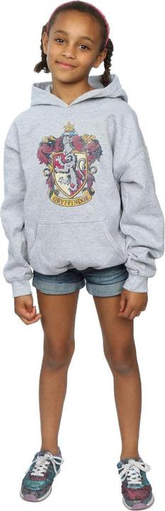 Actual product image Girls Gryffindor Distressed Crest Hoodie (152, 158)