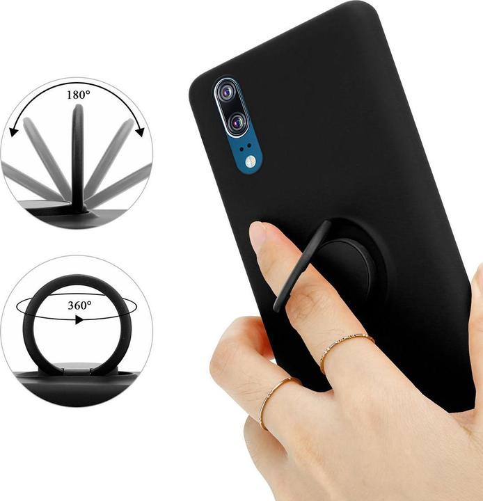 Actual product image Cadorabo TPU Liquid Ring Silicone Case Cover (Cubot P20)