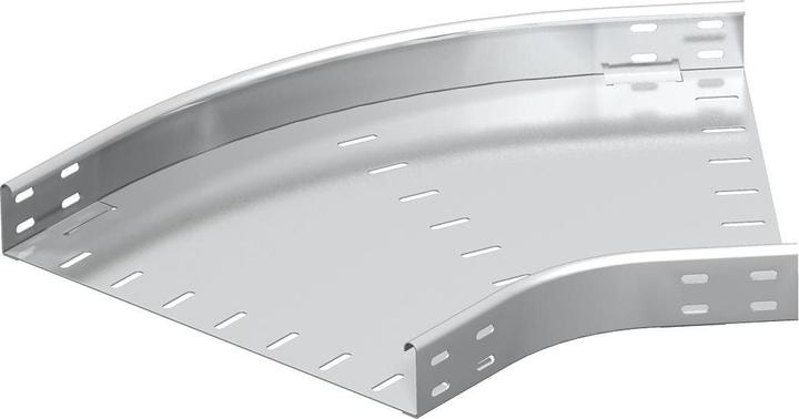 Actual product image OBO Bettermann OBO RBU 45 640 A2 bend 45Â° unperforated round 60x400 V2A (6 cm)