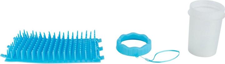Image du produit Trixie Cure-pattes, M-L, silicone/PP, bleu (Chien)