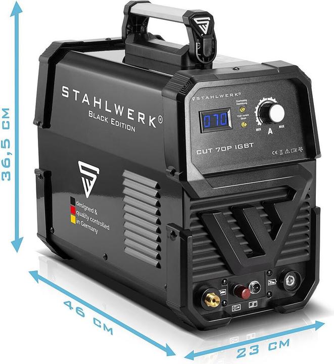 Produktbild Stahlwerk Plasmaschneider CUT 70 P IGBT mit 70 Ampere und Pilot-Zündung