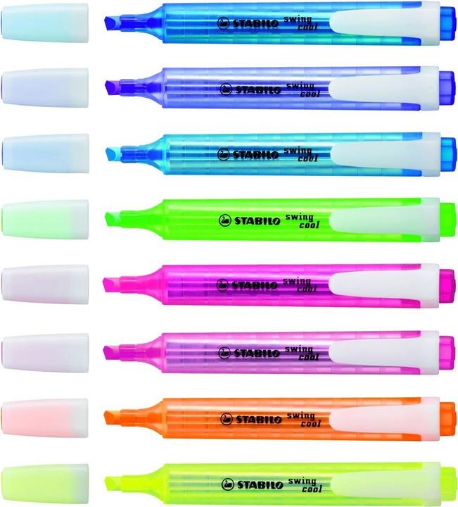 Immagine prodotto STABILO Swing Cool (Blu, Giallo, Verde, Pink, 4 mm, 4 x)