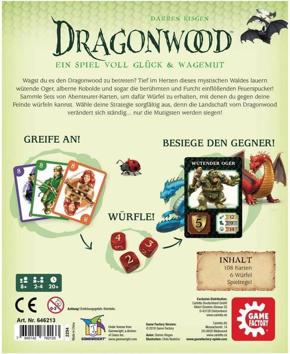 Productafbeelding Game Factory Drakenhout (Duits)