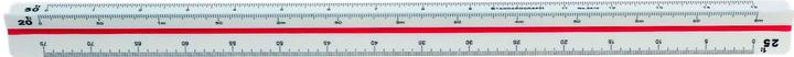 Actual product image Triangular ruler 30cm (300 mm)