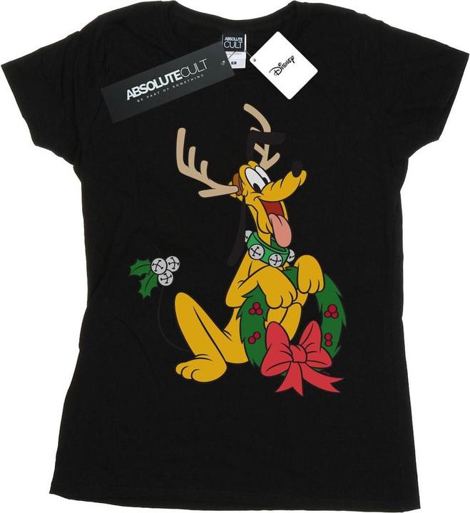 Disney Pluto Christmas Reindeer TShirt (S)