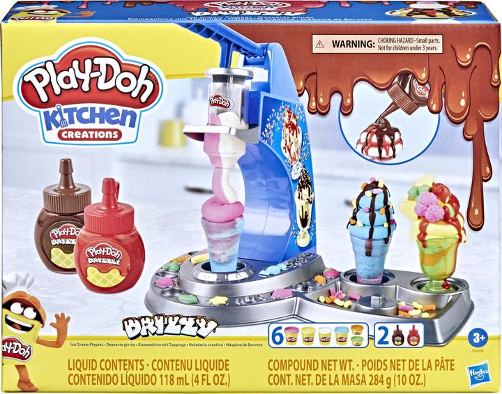 Produktbild Play-Doh Drizzy Eismaschine mit Toppings