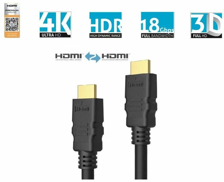Actual product image HDgear HDMI (Typ A) — HDMI (Typ A) (0.50 m, HDMI)