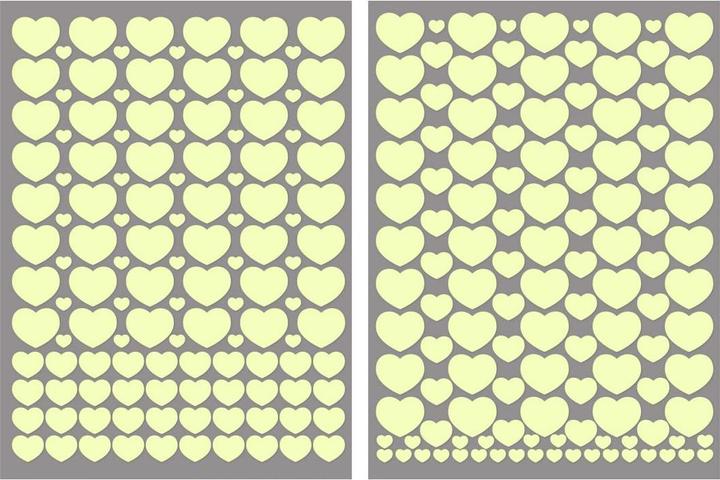Image du produit Trenddeko Autocollant lumineux coeur (21 x 21 cm)