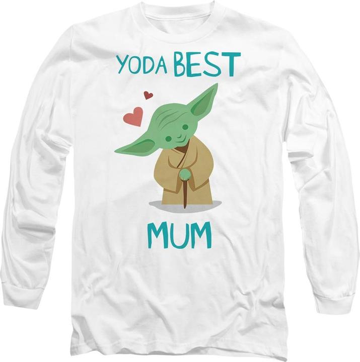 Immagine prodotto Star Wars Yoda Best Mum Maglietta Festa della Mamma Adulto Unisex (S)