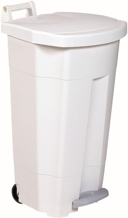 Produktbild Rossignol Mülltonne Fahrbarer Abfallbehälter BOOGY 90 l weiss HACCP-Konzept - für Lebensmittelbereic (90 l)