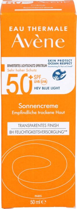Actual product image Avène Cream (Sun cream face, SPF 50+, 50 ml, 50 g)