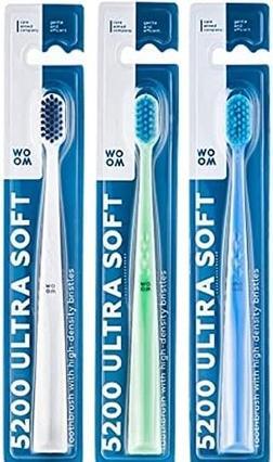 Woom Brand Toothbrush 5200 Ultra Soft toothbrush with soft bristles (Extra weich)