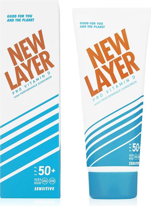 Produktbild New Layer Pro Vitamin D High Performance Sonnencreme LSF50+ sensitiv (Sonnencreme, SPF 50+, 200 ml, 252 g)