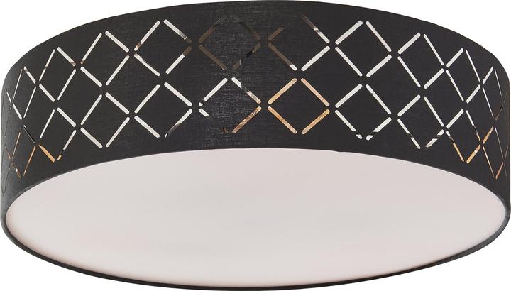 Actual product image Lux.Pro Deckenleuchte Bay Schwarz/Weiss (E27)