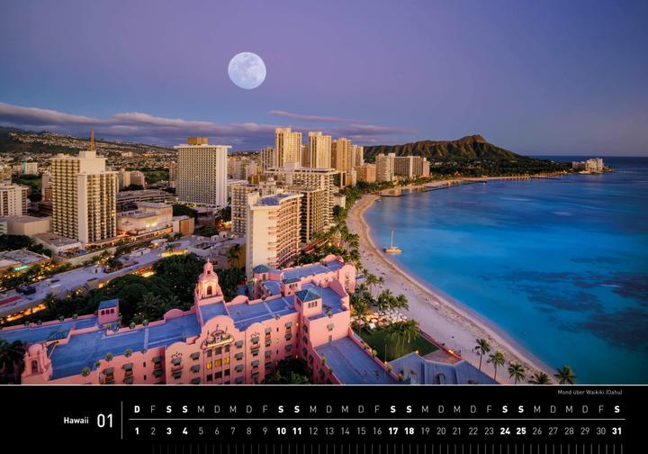 Image du produit Hawaii Premiumkalender 2026 (50 x 35 cm, Allemand)
