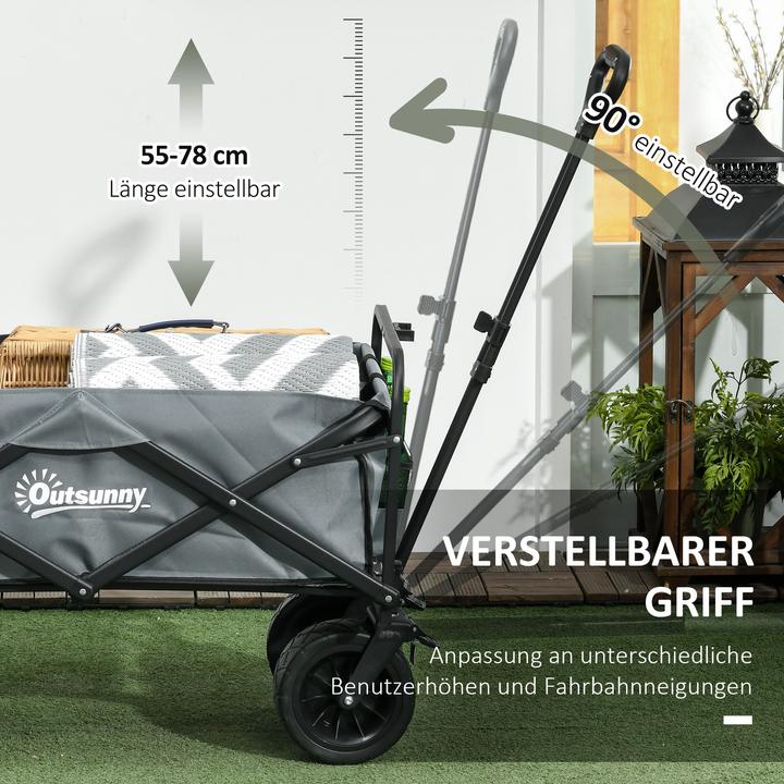 Produktbild Outsunny Bollerwagen mit Kühltasche