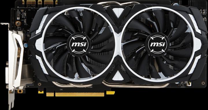 Produktbild MSI GeForce GTX 1070 ARMOR OC (8 GB)