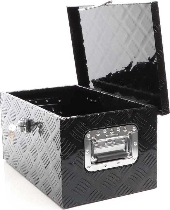 Produktbild XPOtool Werkzeugbox Alu 50,8x30,5x24cm Schwarz Transportbox Werkzeugkiste Alubox