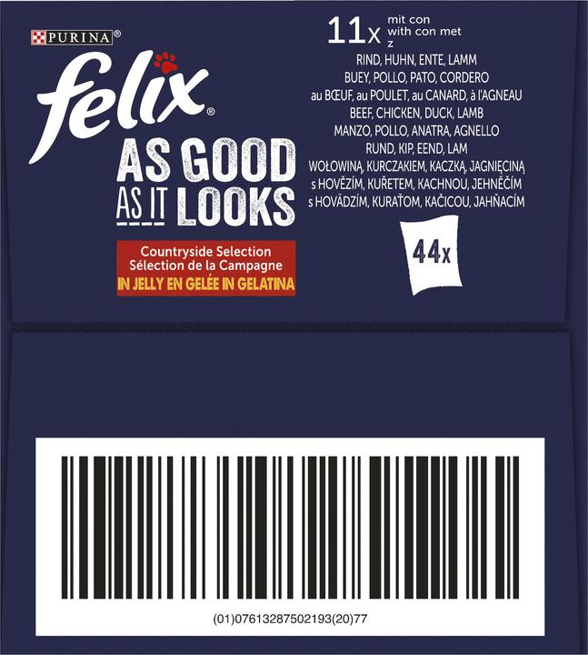 Produktbild Felix Multipack: So gut wie es aussieht (Adult, 44 Stk., 3740 g)