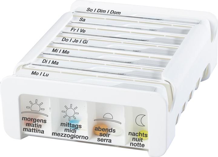 Produktbild Anabox Compact 7 Tage deutsch/französisch/italienisch weiss