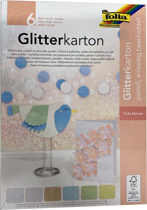 Immagine prodotto Folia Scatola di brillantini (300 g/m², 6 x)