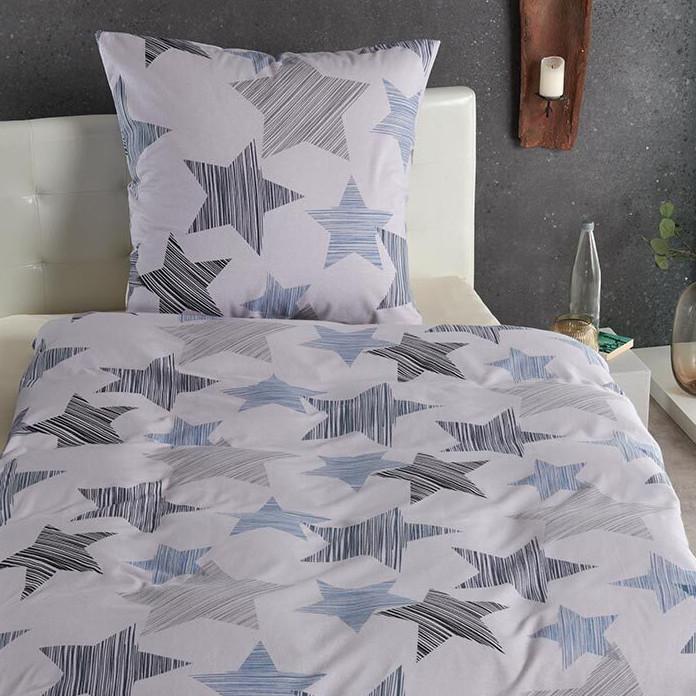Produktbild Traumschlaf Sterne blau (Bettwäsche Set, 200 x 220 cm)
