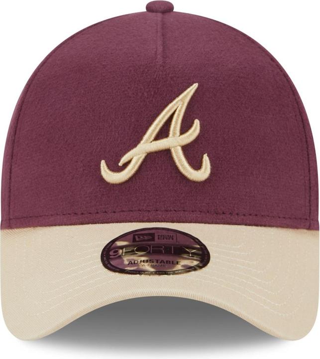 Immagine prodotto New Era Cappello A-Frame 9Forty MOLESKIN Atlanta Braves marrone (Taglia unica)