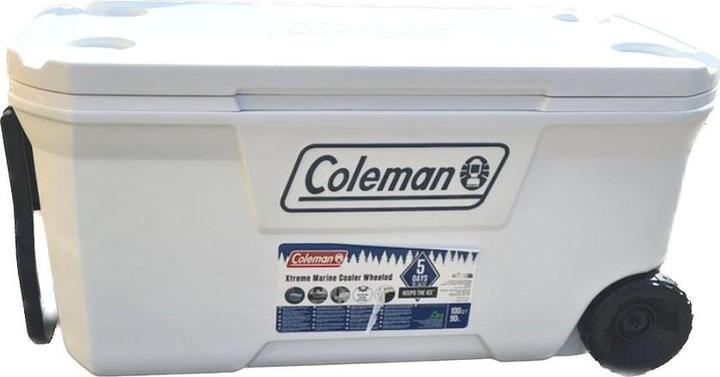 Coleman 2000037402 Xtreme Wheeled 100 Qt Cooler with Wheels 94 litres blue (94 l)
