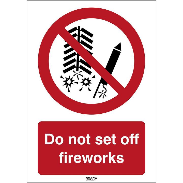 Actual product image Brady ISO Safety Sign - Do not set