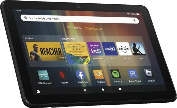 Productafbeelding Amazon Fire HD 8 Tablet (2024) WiFi 32GB met reclame zwart B0CVDJ26VQ (Alleen WLAN, 8", 32 GB, Zwart)