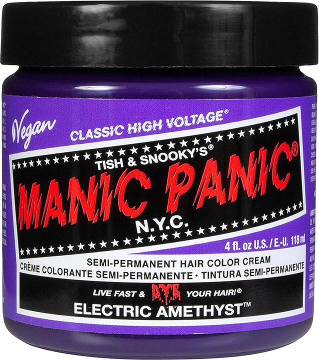 Skybound Electric Amethyst Classic Creme Vegan Cruelty Free Purple Semi Permanent Hair Dye 118ml (Electric Amethyst)