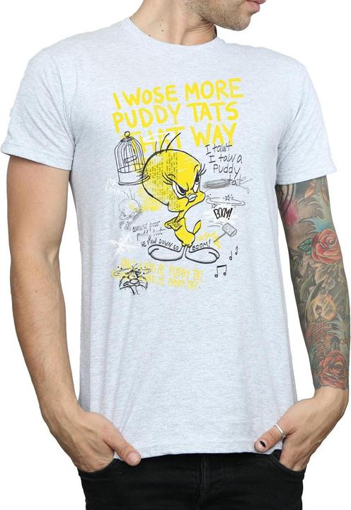 Image du produit Looney Tunes - T-shirt MORE PUDDY TATS - Homme (3XL)