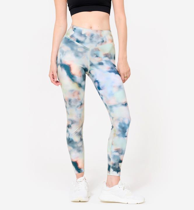 Produktbild Domyos Leggings Damen hoher Taillenbund - bunt (W26/L30)