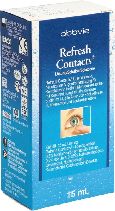 Produktbild Allergan Contacts (Hartlinsenpflege, 15 ml)