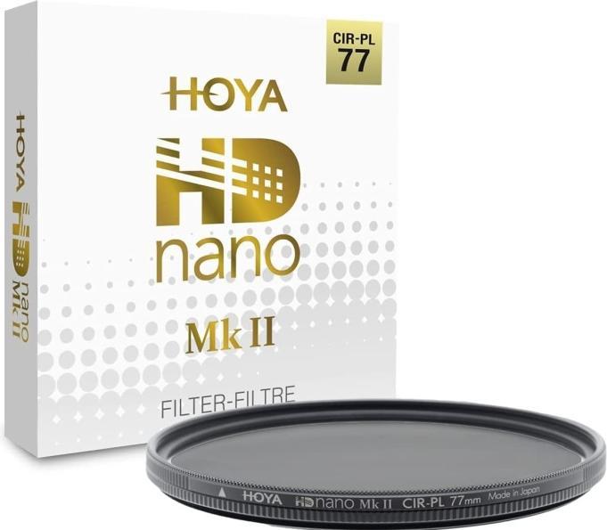 Image du produit Hoya HD Nano Mk II CIR-PL Filter (77 mm, Filtre polarisant)
