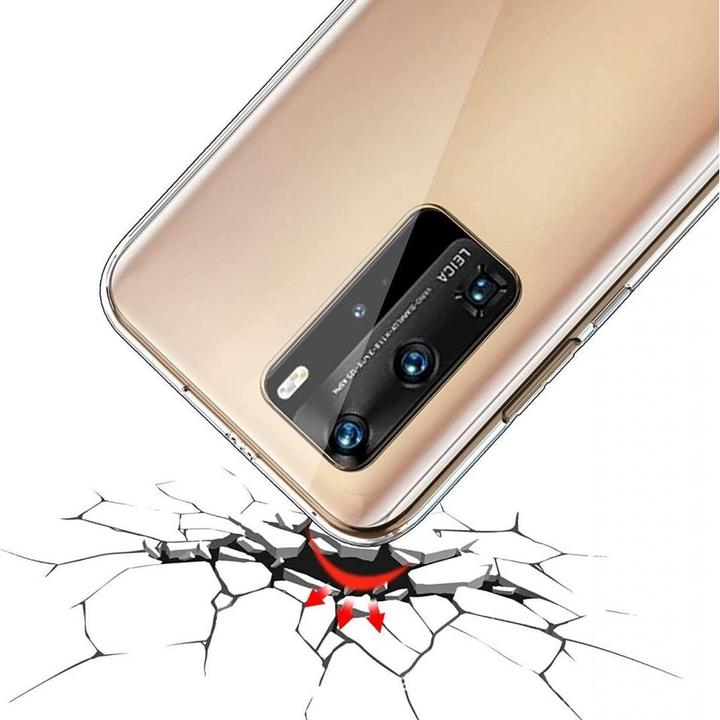 Actual product image Screenguard Huawei P40 Pro+ Flexible TPU Clear Case (Huawei P40 Pro+)