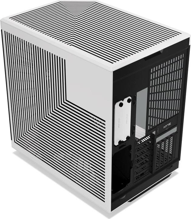 Actual product image Hyte Y70 Touch White (white, tempered glass) (mATX, ITX, ATX, E-ATX)