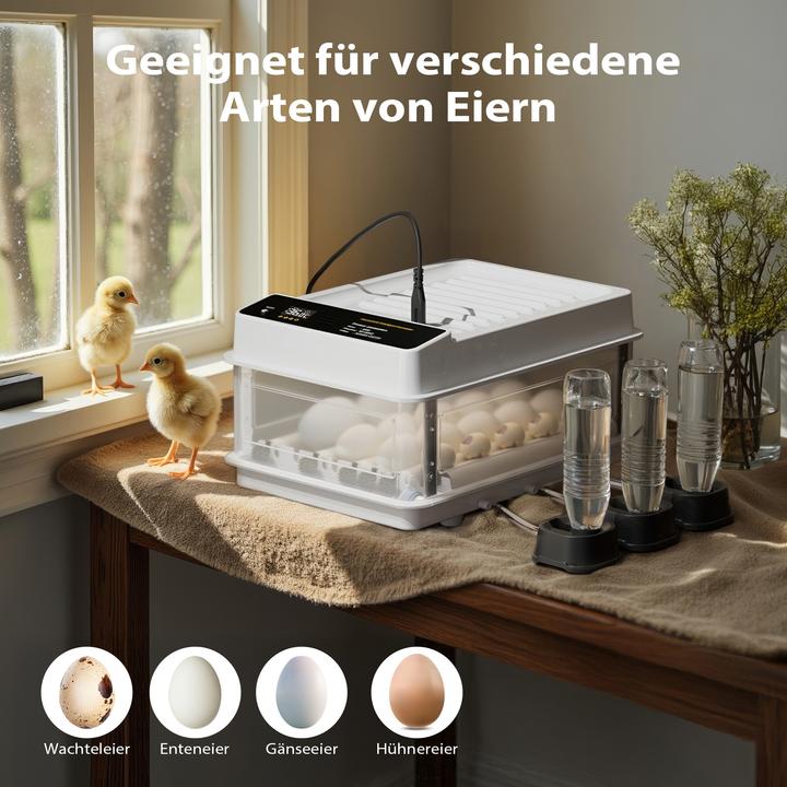 Produktbild Fudajo Vollautomatischer Flächenbrüter Brutmaschine 36 Eier Inkubator Hühner