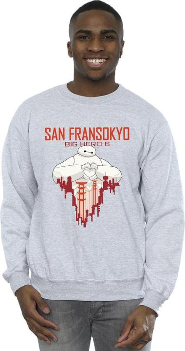 Produktbild Disney Big Hero 6 Baymax San Fransokyo Heart Sweatshirt (L)