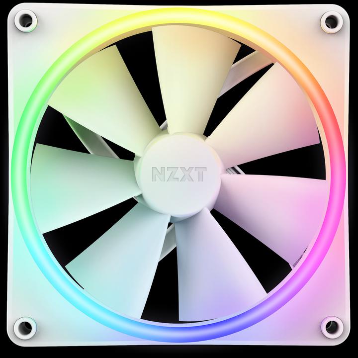 Actual product image NZXT F140 RGB DUO black | 140mm case fan (140 mm, 1 x)
